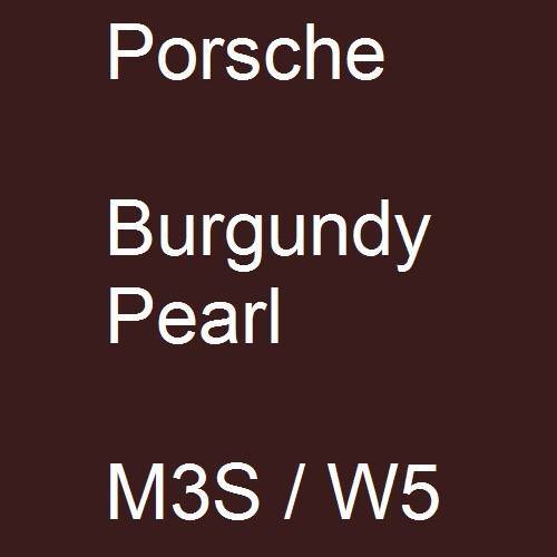 Porsche, Burgundy Pearl, M3S / W5.